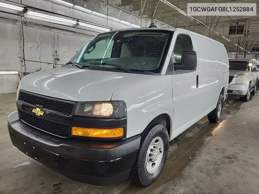 2020 Chevrolet Express G2500 VIN: 1GCWGAFG8L1252884 Lot: 40815122