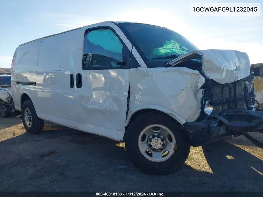 2020 Chevrolet Express Cargo Rwd 2500 Regular Wheelbase Wt VIN: 1GCWGAFG9L1232045 Lot: 40818183