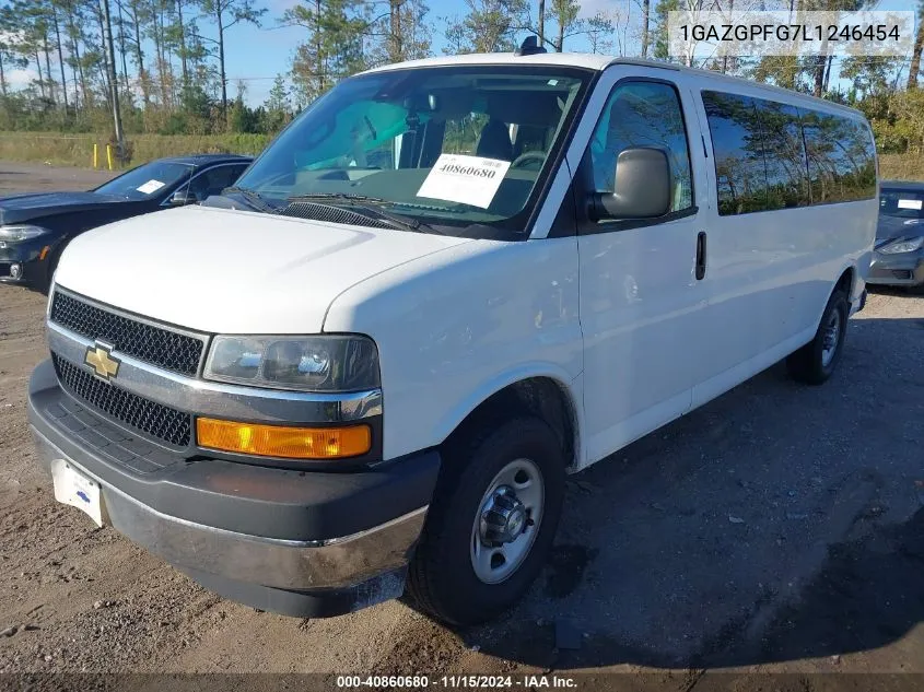 2020 Chevrolet Express Passenger Rwd 3500 Extended Wheelbase Lt VIN: 1GAZGPFG7L1246454 Lot: 40860680