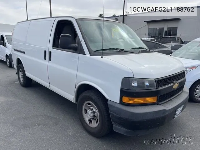 2020 Chevrolet Express G2500 VIN: 1GCWGAFG2L1188762 Lot: 40869375