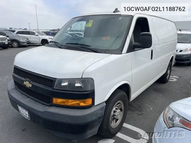 2020 Chevrolet Express G2500 VIN: 1GCWGAFG2L1188762 Lot: 40869375