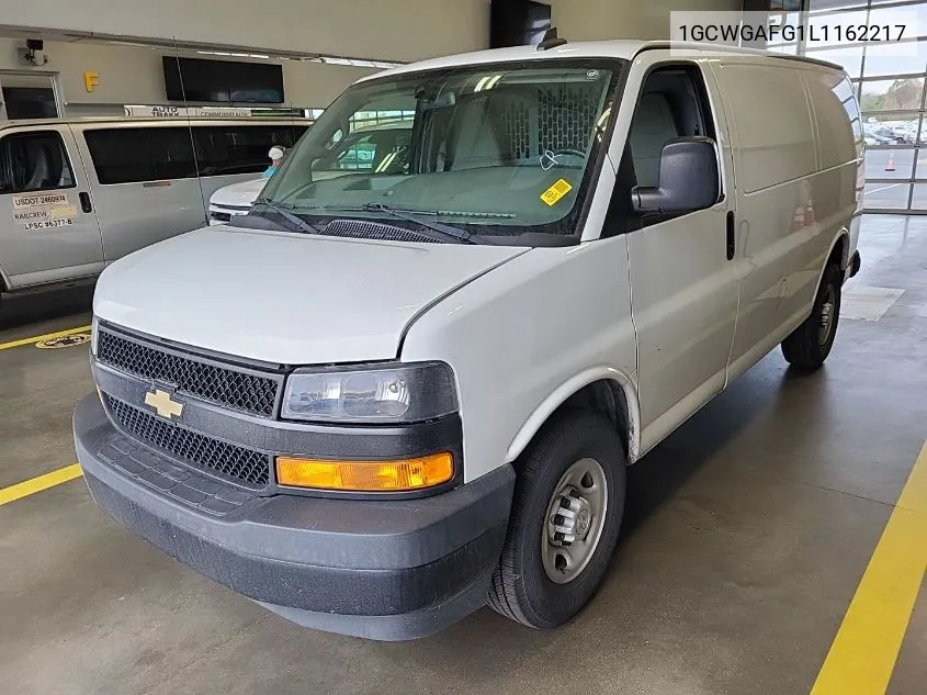 2020 Chevrolet Express G2500 VIN: 1GCWGAFG1L1162217 Lot: 40881129