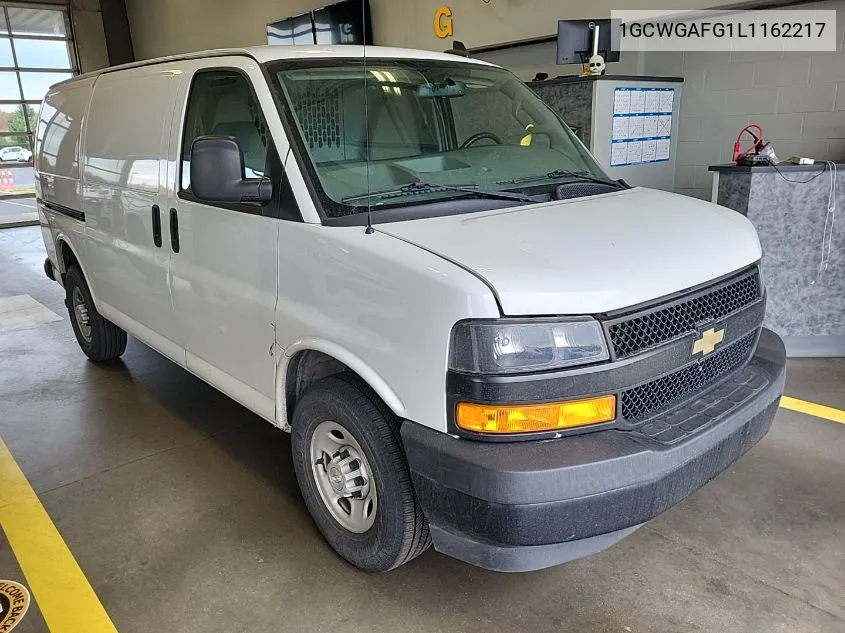 2020 Chevrolet Express G2500 VIN: 1GCWGAFG1L1162217 Lot: 40881129