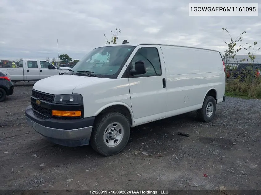 2021 Chevrolet Express G2500 VIN: 1GCWGAFP6M1161095 Lot: 12120919