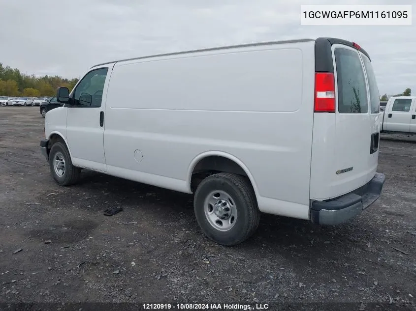 1GCWGAFP6M1161095 2021 Chevrolet Express G2500