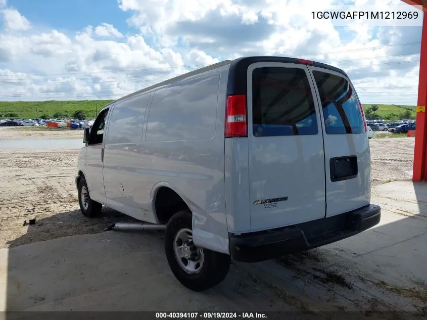 2021 Chevrolet Express Cargo Rwd 2500 Regular Wheelbase Wt VIN: 1GCWGAFP1M1212969 Lot: 40394107