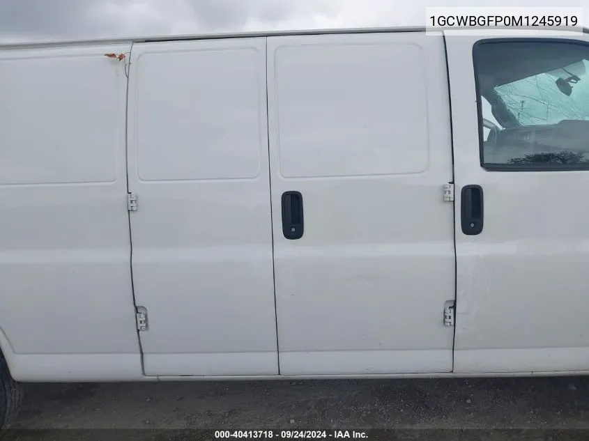 1GCWBGFP0M1245919 2021 Chevrolet Express