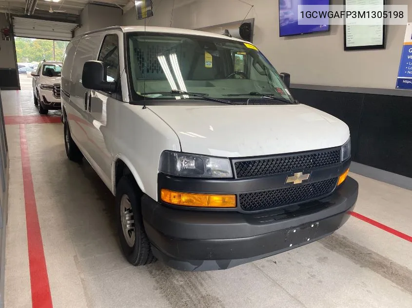 1GCWGAFP3M1305198 2021 Chevrolet Express G2500