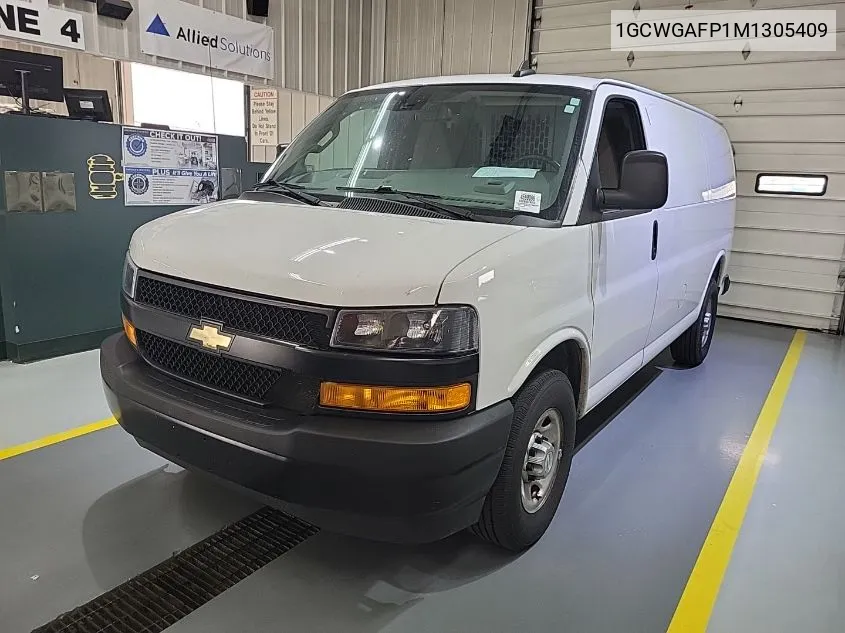 1GCWGAFP1M1305409 2021 Chevrolet Express Cargo Rwd 2500 Regular Wheelbase Wt