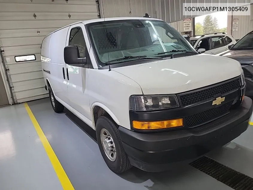 2021 Chevrolet Express Cargo Rwd 2500 Regular Wheelbase Wt VIN: 1GCWGAFP1M1305409 Lot: 40599712