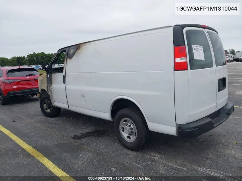 2021 Chevrolet Express Cargo Rwd 2500 Regular Wheelbase Wt VIN: 1GCWGAFP1M1310044 Lot: 40623759