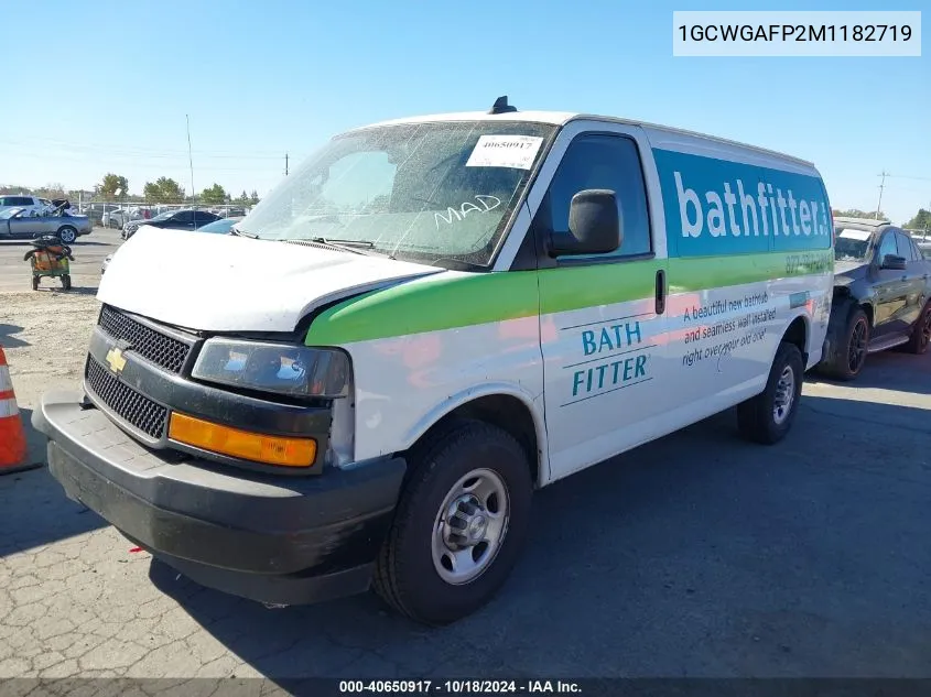 2021 Chevrolet Express Cargo Rwd 2500 Regular Wheelbase Wt VIN: 1GCWGAFP2M1182719 Lot: 40650917