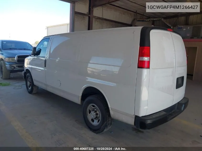 2021 Chevrolet Express Cargo Rwd 2500 Regular Wheelbase Wt VIN: 1GCWGAFP4M1266427 Lot: 40687225