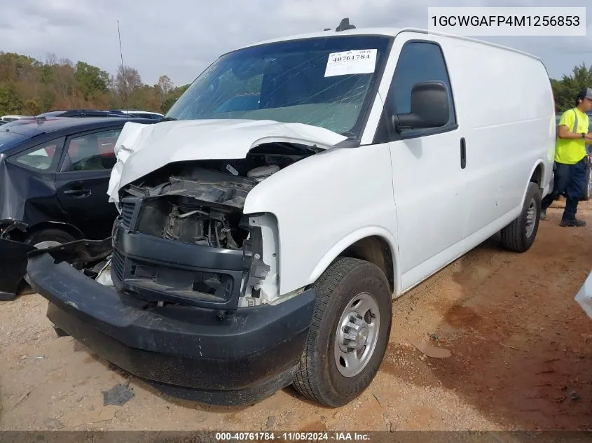 2021 Chevrolet Express Cargo Rwd 2500 Regular Wheelbase Wt VIN: 1GCWGAFP4M1256853 Lot: 40761784