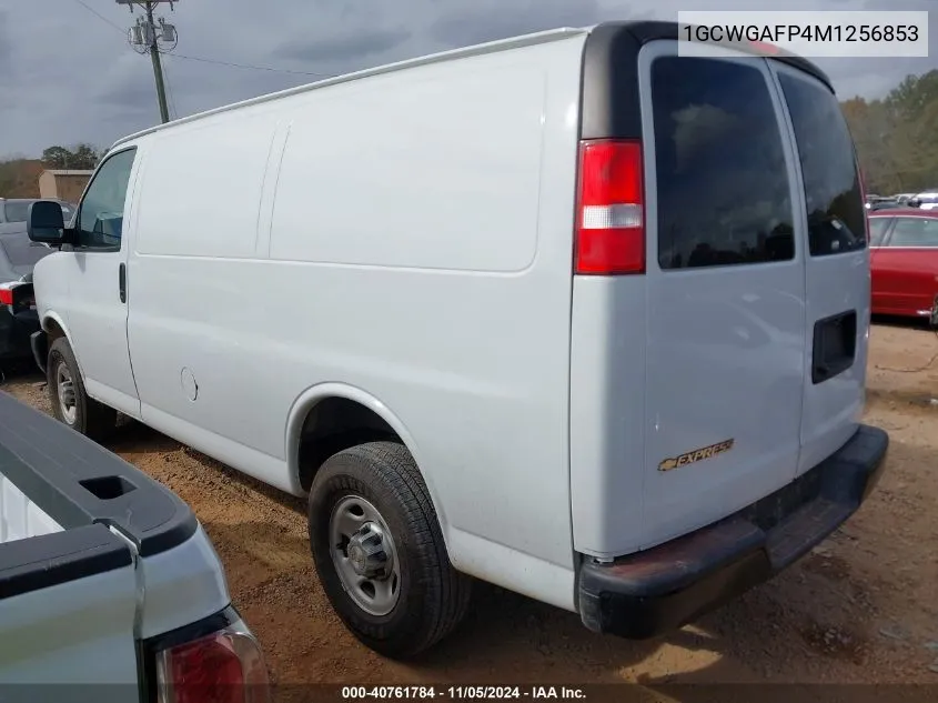 2021 Chevrolet Express Cargo Rwd 2500 Regular Wheelbase Wt VIN: 1GCWGAFP4M1256853 Lot: 40761784