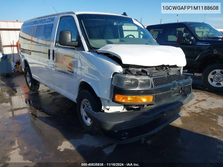 2021 Chevrolet Express Cargo Rwd 2500 Regular Wheelbase Wt VIN: 1GCWGAFP1M1188608 Lot: 40835838