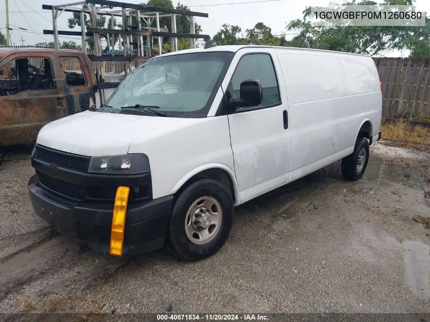 2021 Chevrolet Express Cargo VIN: 1GCWGBFP0M1260680 Lot: 40871834