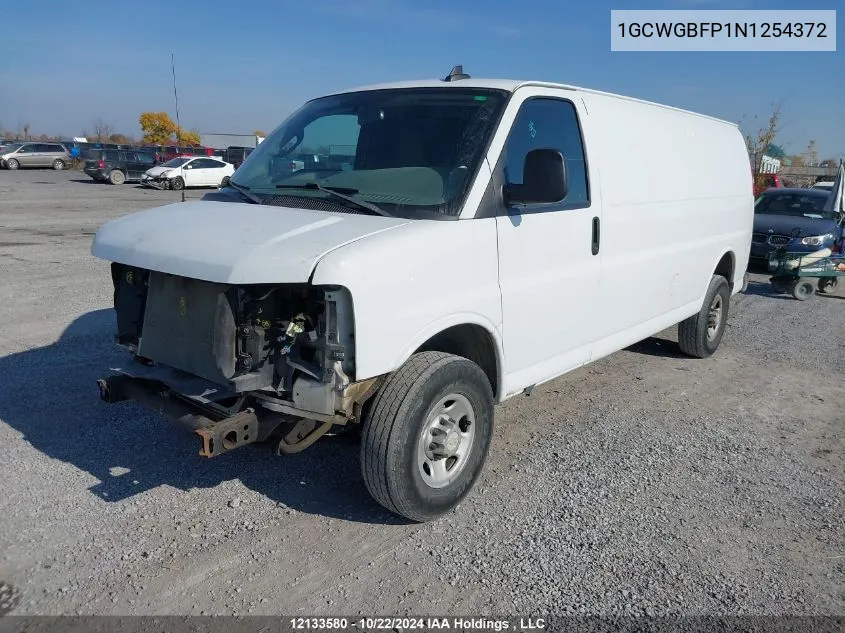 2022 Chevrolet Express Cargo Van VIN: 1GCWGBFP1N1254372 Lot: 12133580