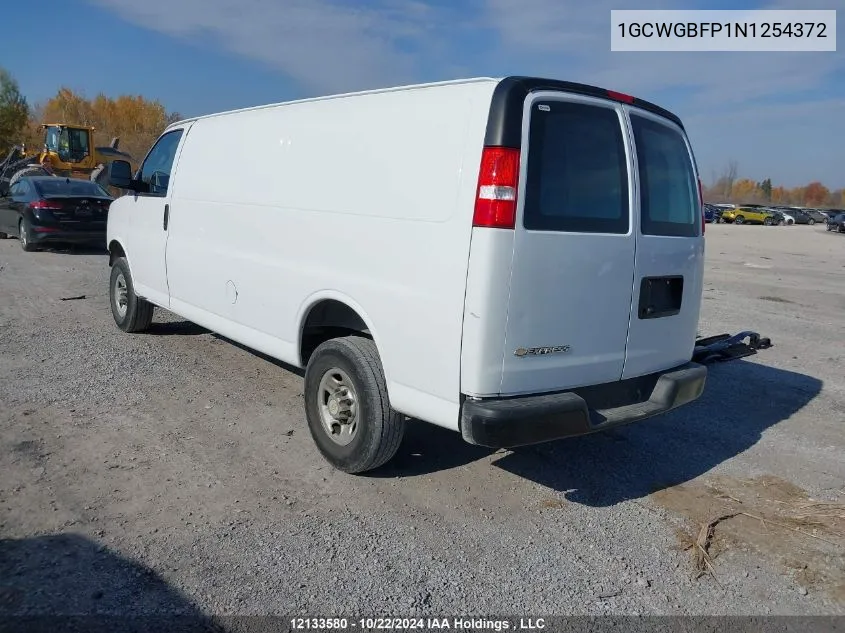 2022 Chevrolet Express Cargo Van VIN: 1GCWGBFP1N1254372 Lot: 12133580