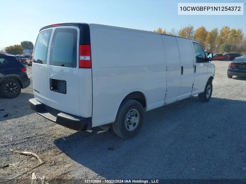 2022 Chevrolet Express Cargo Van VIN: 1GCWGBFP1N1254372 Lot: 12133580