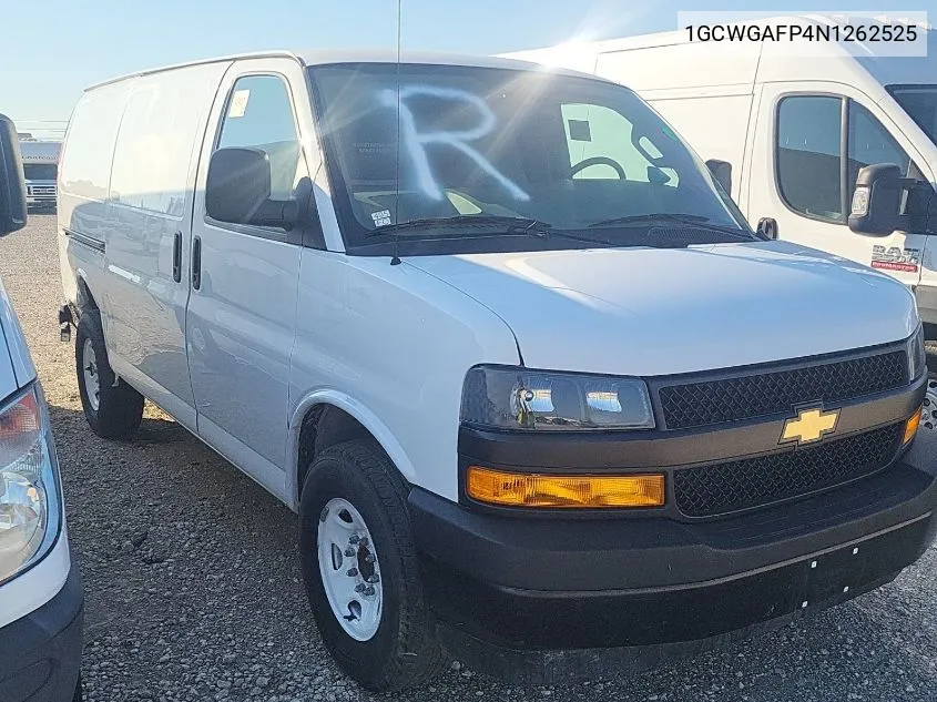 2022 Chevrolet Express G2500 VIN: 1GCWGAFP4N1262525 Lot: 40710412