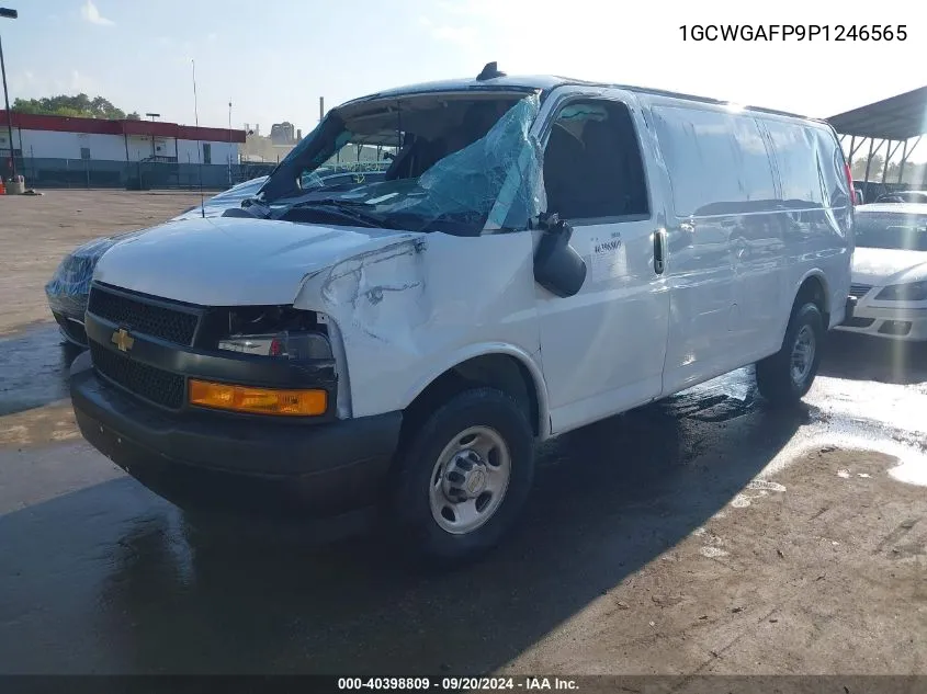 2023 Chevrolet Express Cargo Rwd 2500 Regular Wheelbase Wt VIN: 1GCWGAFP9P1246565 Lot: 40398809