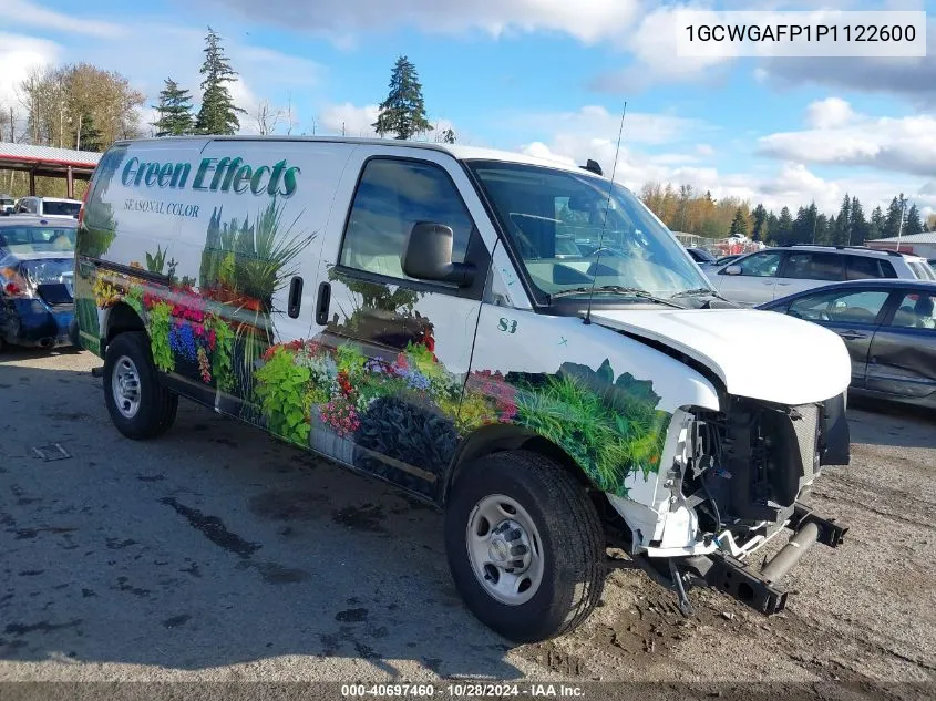 2023 Chevrolet Express Cargo Rwd 2500 Regular Wheelbase Wt VIN: 1GCWGAFP1P1122600 Lot: 40697460