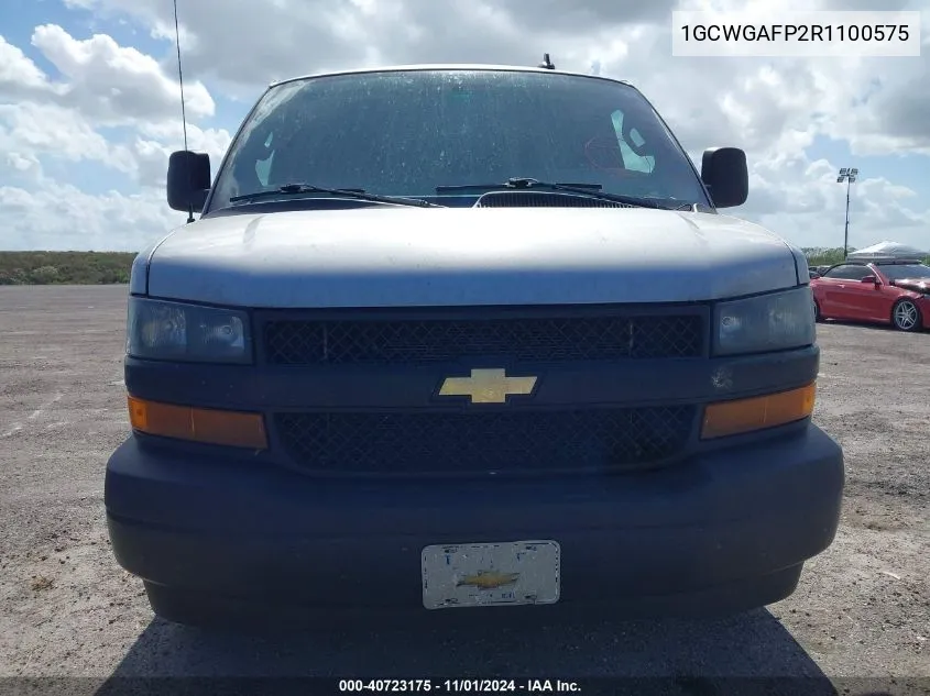 2024 Chevrolet Express Cargo Rwd 2500 Regular Wheelbase Wt VIN: 1GCWGAFP2R1100575 Lot: 40723175