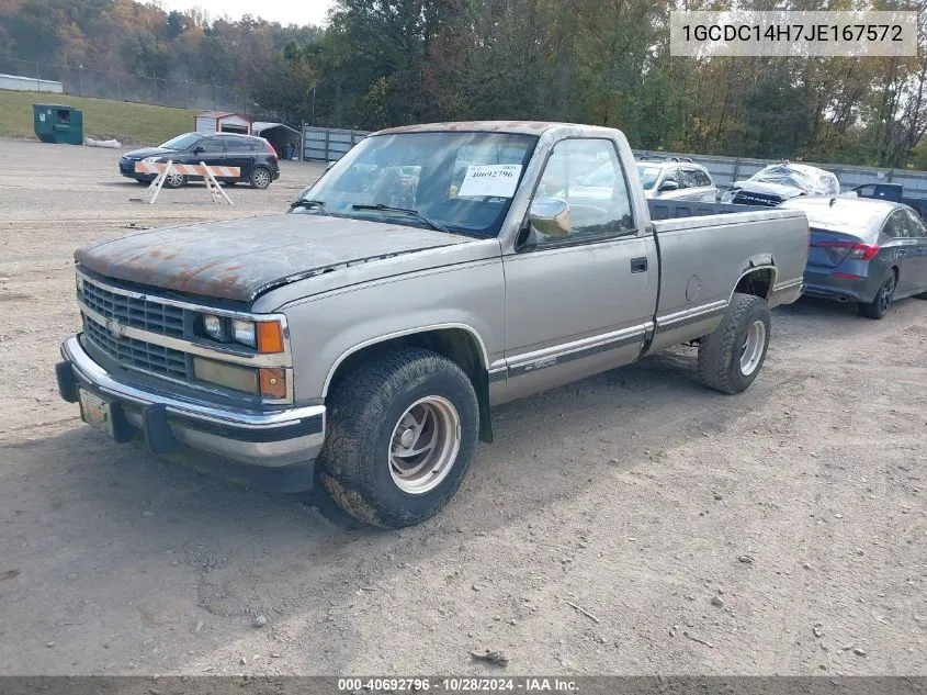 1988 Chevrolet Gmt-400 C1500 VIN: 1GCDC14H7JE167572 Lot: 40692796