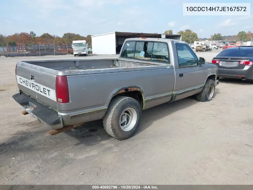 1988 Chevrolet Gmt-400 C1500 VIN: 1GCDC14H7JE167572 Lot: 40692796