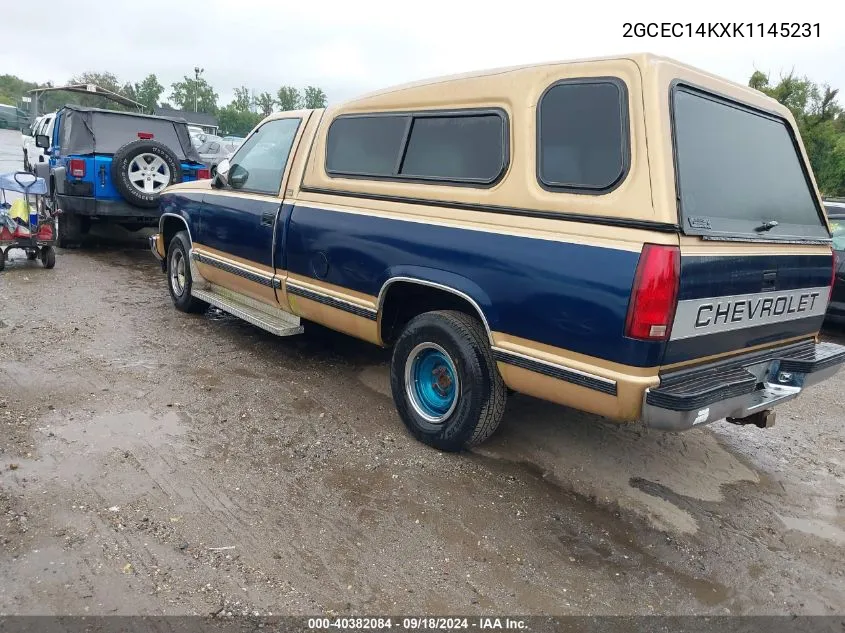 2GCEC14KXK1145231 1989 Chevrolet Gmt-400 C1500