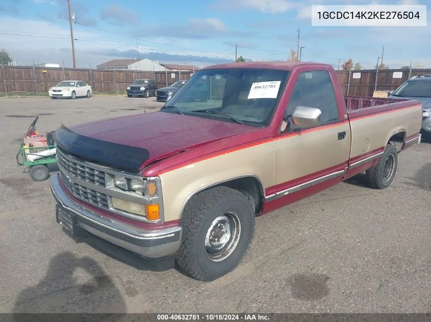 1989 Chevrolet Gmt-400 C1500 VIN: 1GCDC14K2KE276504 Lot: 40632781