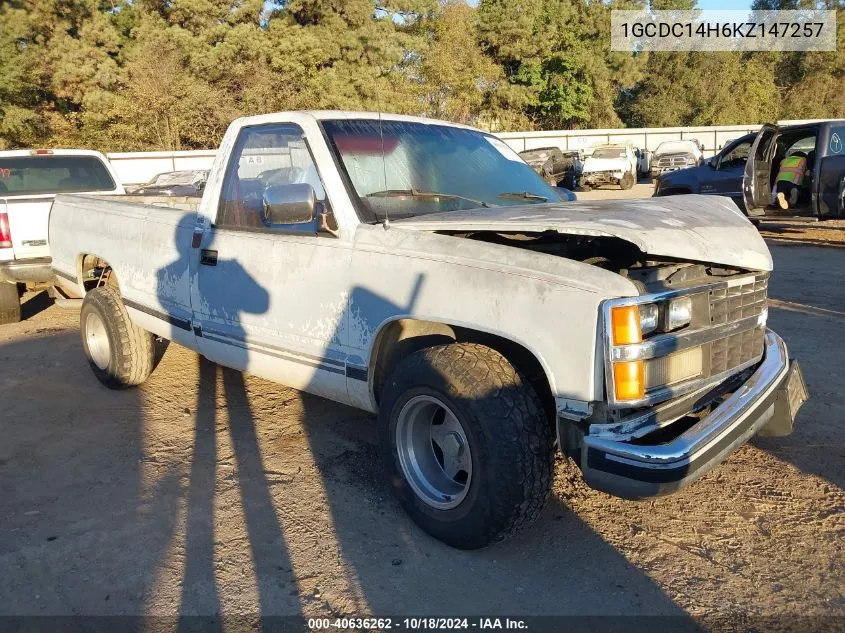 1989 Chevrolet Gmt-400 C1500 VIN: 1GCDC14H6KZ147257 Lot: 40636262