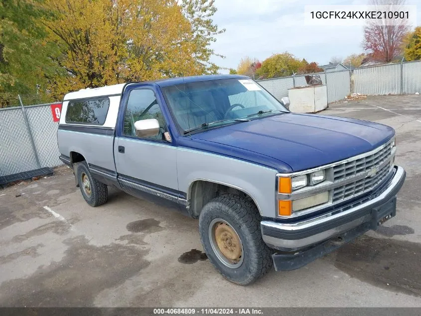 1989 Chevrolet Gmt-400 K2500 VIN: 1GCFK24KXKE210901 Lot: 40684809