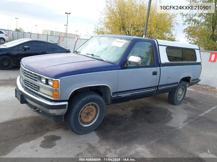 1989 Chevrolet Gmt-400 K2500 VIN: 1GCFK24KXKE210901 Lot: 40684809