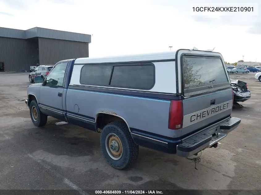 1989 Chevrolet Gmt-400 K2500 VIN: 1GCFK24KXKE210901 Lot: 40684809