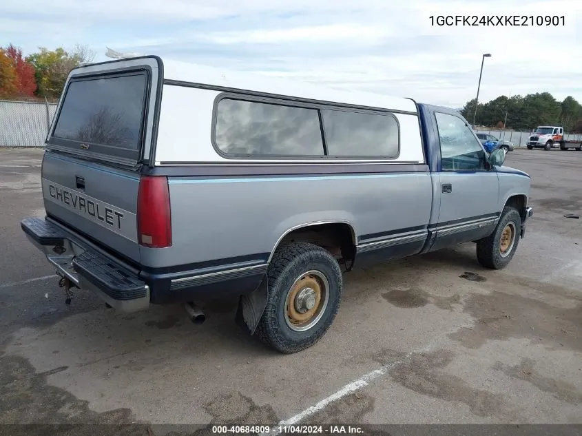 1989 Chevrolet Gmt-400 K2500 VIN: 1GCFK24KXKE210901 Lot: 40684809