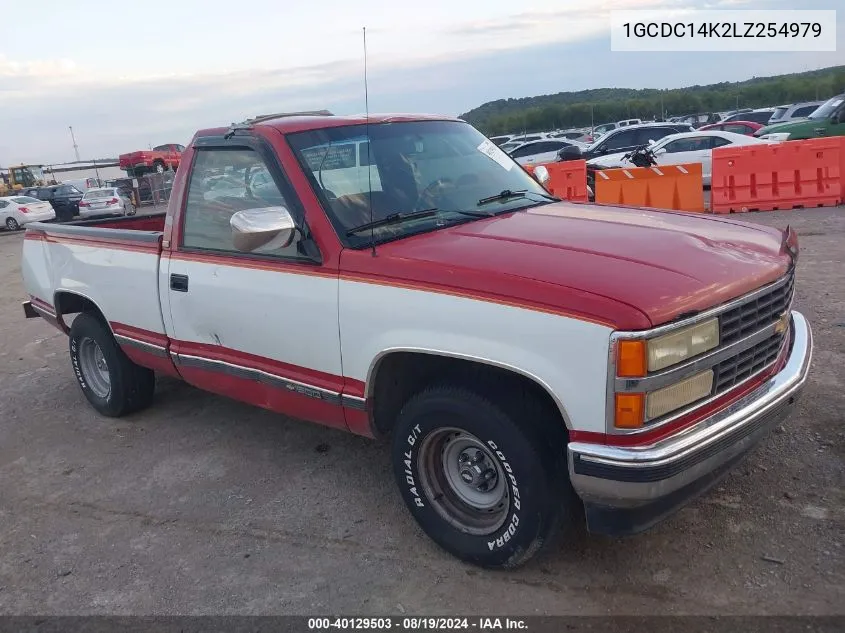 1990 Chevrolet Gmt-400 C1500 VIN: 1GCDC14K2LZ254979 Lot: 40129503