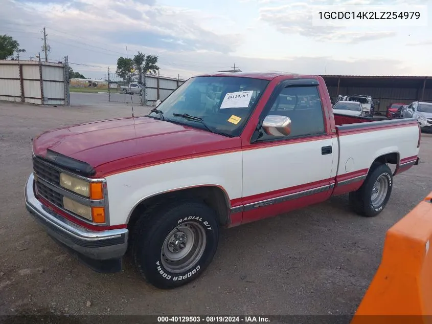 1990 Chevrolet Gmt-400 C1500 VIN: 1GCDC14K2LZ254979 Lot: 40129503