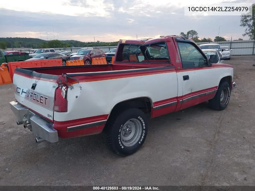 1990 Chevrolet Gmt-400 C1500 VIN: 1GCDC14K2LZ254979 Lot: 40129503