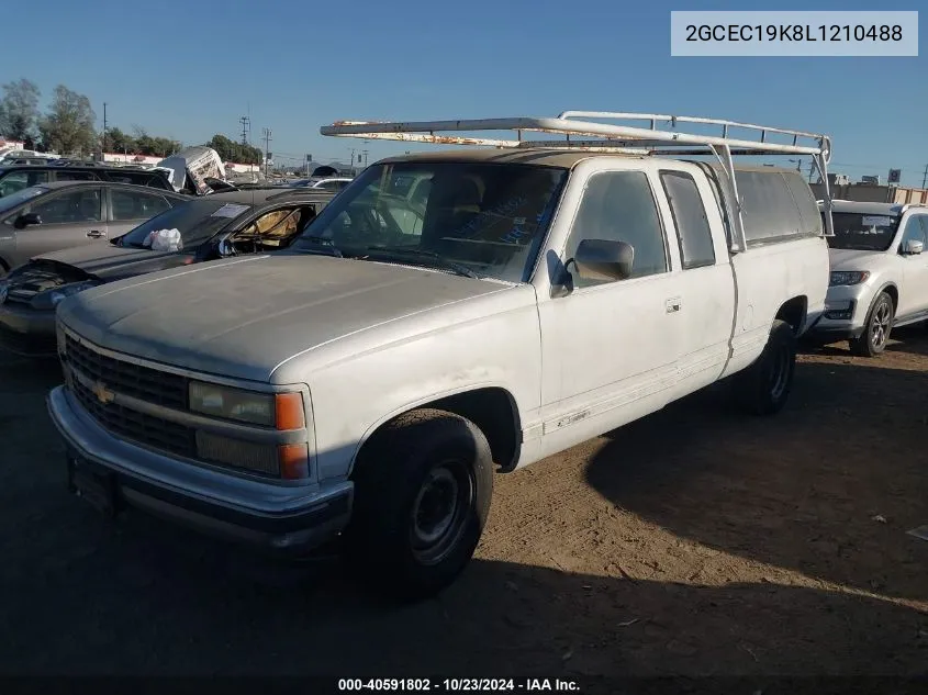 1990 Chevrolet Gmt-400 C1500 VIN: 2GCEC19K8L1210488 Lot: 40591802