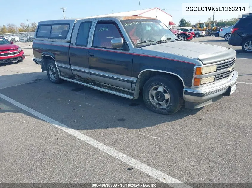 1990 Chevrolet Gmt-400 C1500 VIN: 2GCEC19K5L1263214 Lot: 40610989