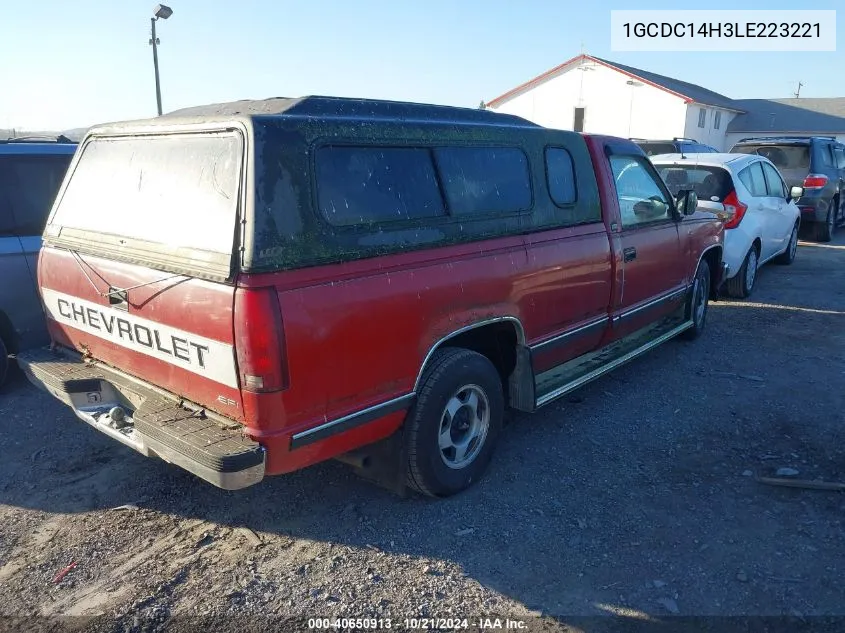 1990 Chevrolet Gmt-400 C1500 VIN: 1GCDC14H3LE223221 Lot: 40650913