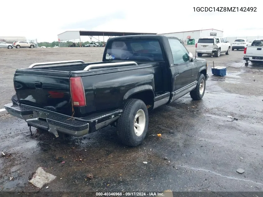 1991 Chevrolet Gmt-400 C1500 VIN: 1GCDC14Z8MZ142492 Lot: 40346968