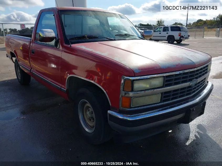 1991 Chevrolet Gmt-400 C1500 VIN: 1GCDC14H7MZ221143 Lot: 40665233