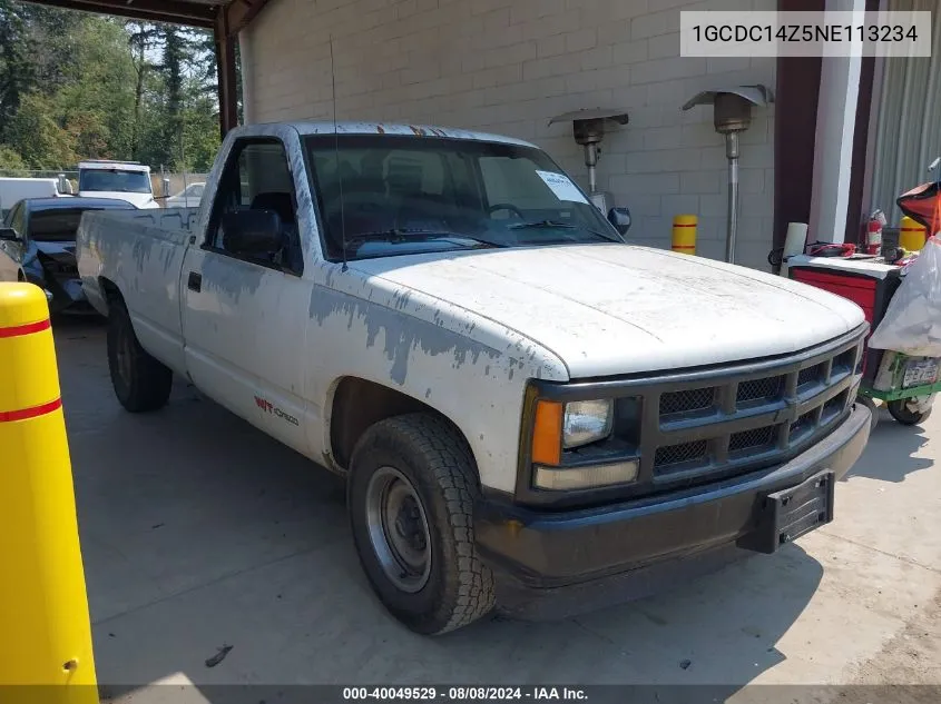 1992 Chevrolet Gmt-400 C1500 VIN: 1GCDC14Z5NE113234 Lot: 40049529