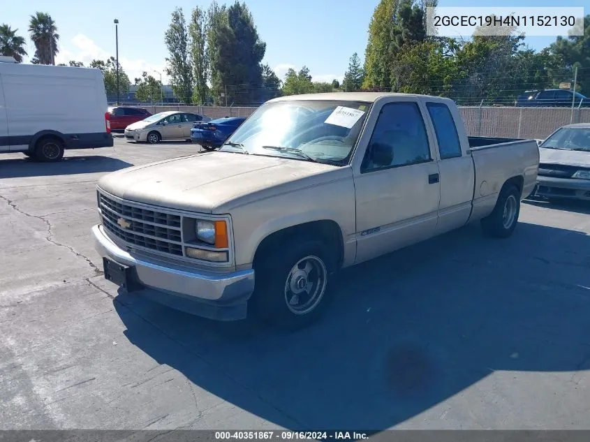 1992 Chevrolet Gmt-400 C1500 VIN: 2GCEC19H4N1152130 Lot: 40351867