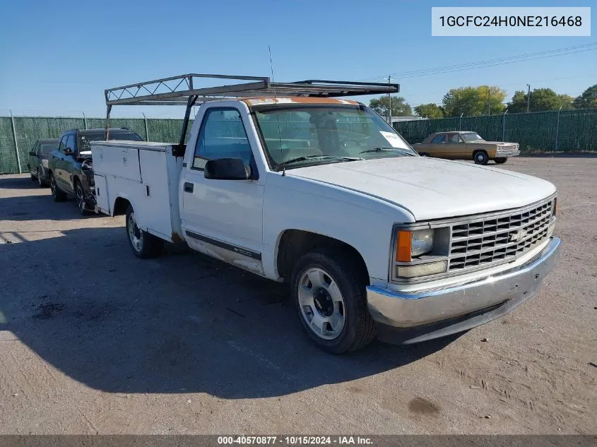 1992 Chevrolet Gmt-400 C2500 VIN: 1GCFC24H0NE216468 Lot: 40570877