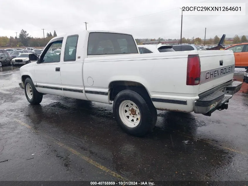 1992 Chevrolet Gmt-400 C2500 VIN: 2GCFC29KXN1264601 Lot: 40755959