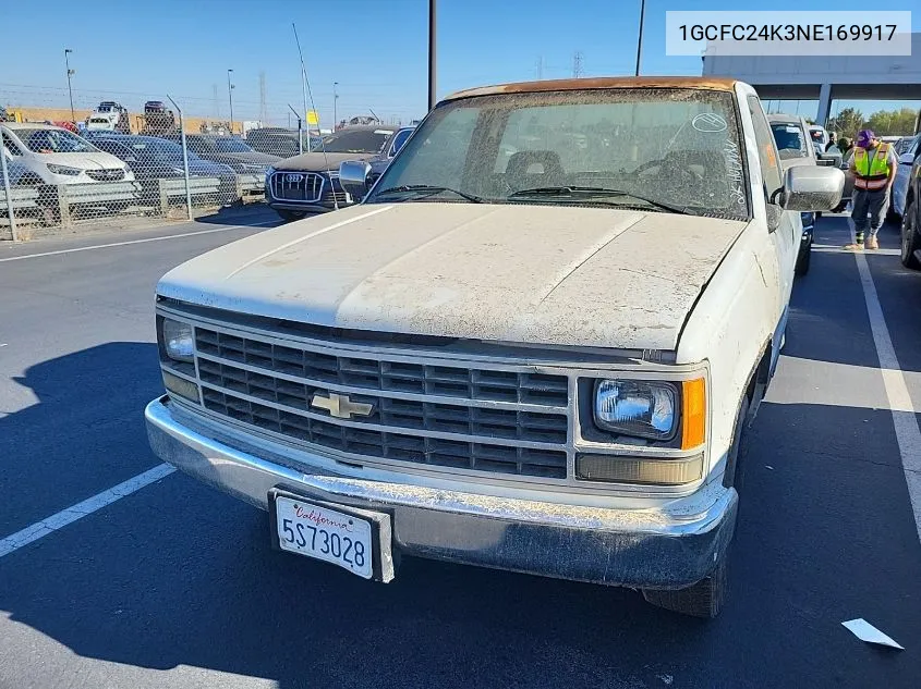 1992 Chevrolet Gmt-400 C2500 VIN: 1GCFC24K3NE169917 Lot: 40814744